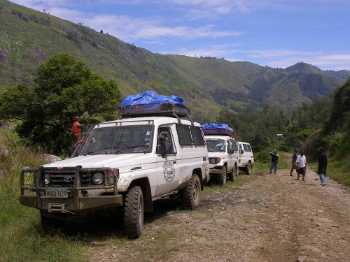 BRC cars on the way to Kegesugl Village
